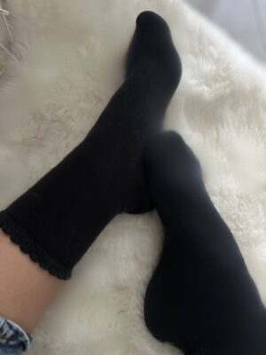 Schwarze lange Socken 🖤